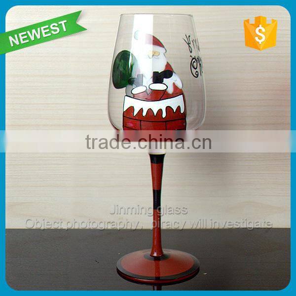 Party Decorative Glass Wine Cup Long Stem Drinking Wine Glass Cup Goblet High Quality Stemware Wine Cup Glass