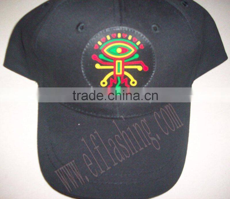 2013 EL hat--hot selling items-el equaliser cap,el flashing cap