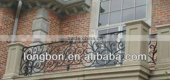 Top-selling classical wrought iron balcony grill designs