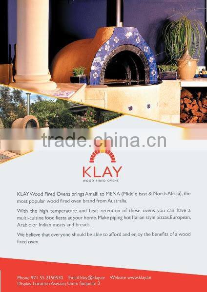 KLAY Wood fired Ovens for Garden Cooking and Retrofits