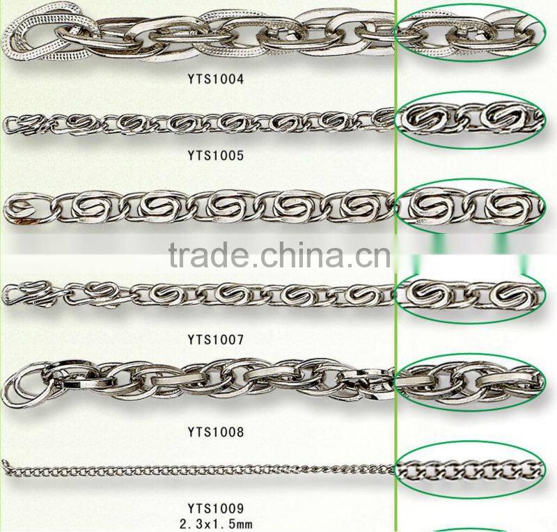 Fashion Curb Metal Iron Chains For Garments