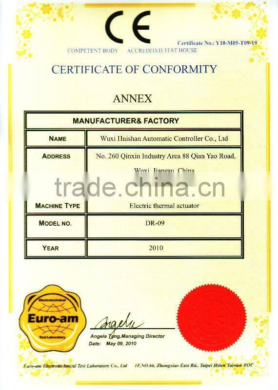 DR-09 Electric thermal actuator