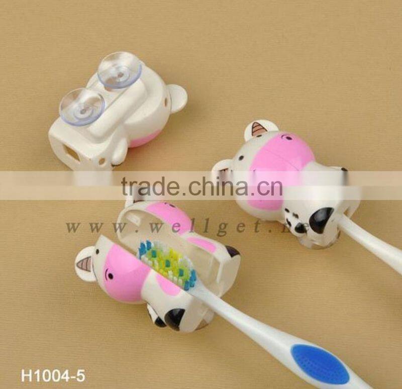 H1004-5 Best Selling Product Cow Design Kids Toothbrush Holder
