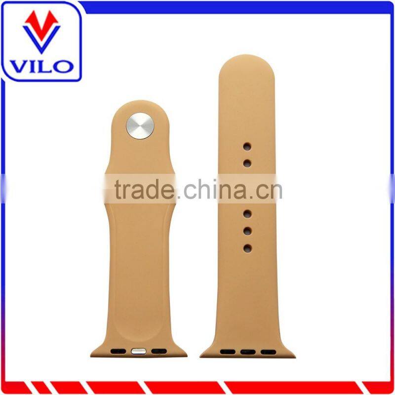 Fashion green silicone watch band for apple watch, silicone watch strap