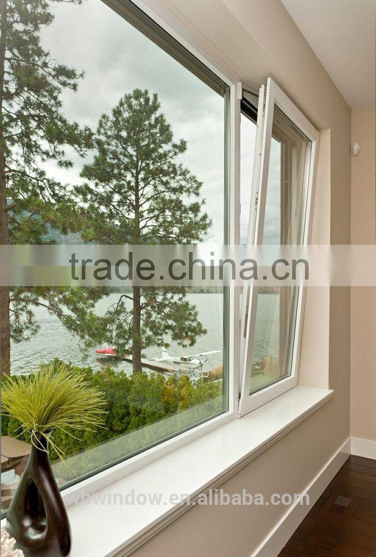 factory direct sale double glzaed pvc tilt and turn window with best price for sale