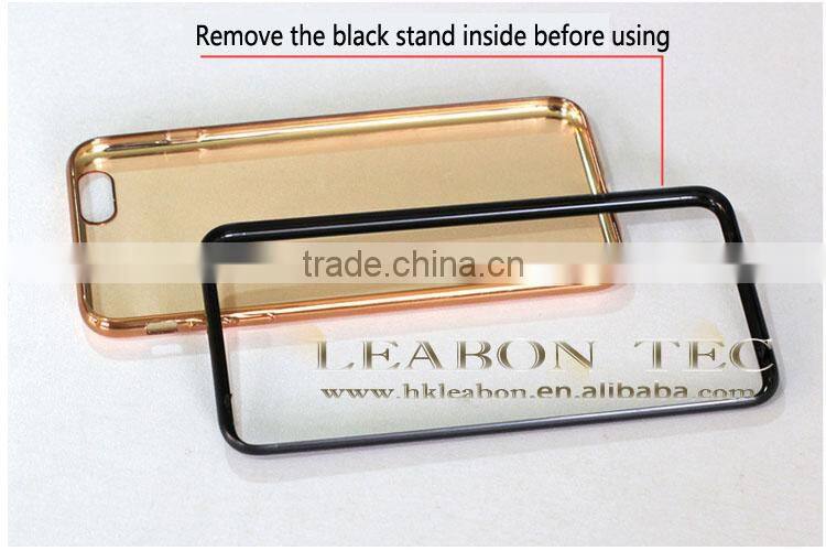 2016 new TPU plating case for iphone 6 ,for iphone 6 case tpu electroplated