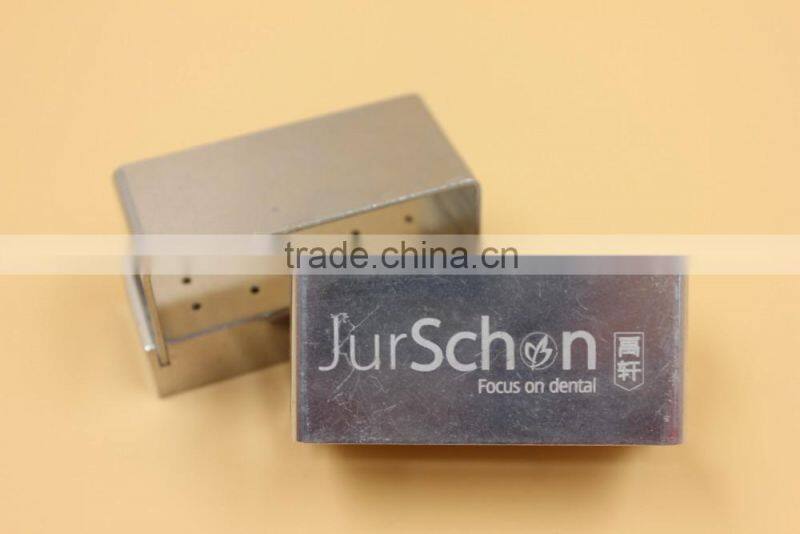 Hot Sale 15 holes Aluminium Dental Bur Holder(Silver)