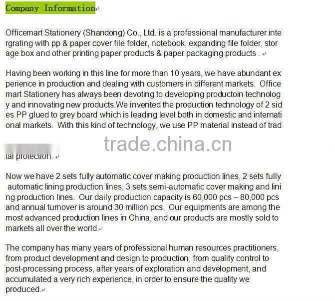 PVC pockets 1/2 inch 2 O ring binder