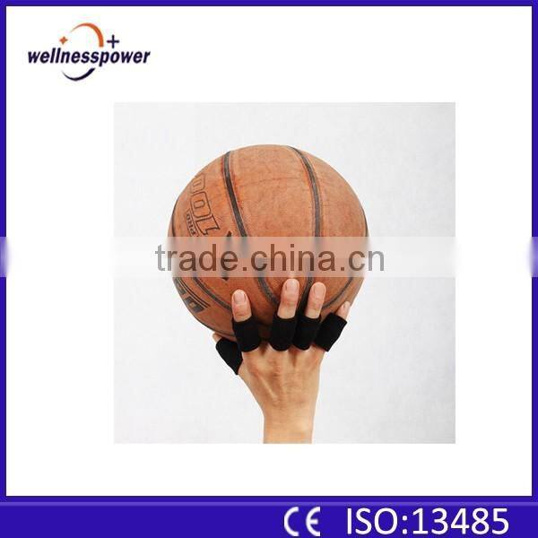 2016 Black Sports Finger Splint Guard Bands Bandage Support Wrap Basketball