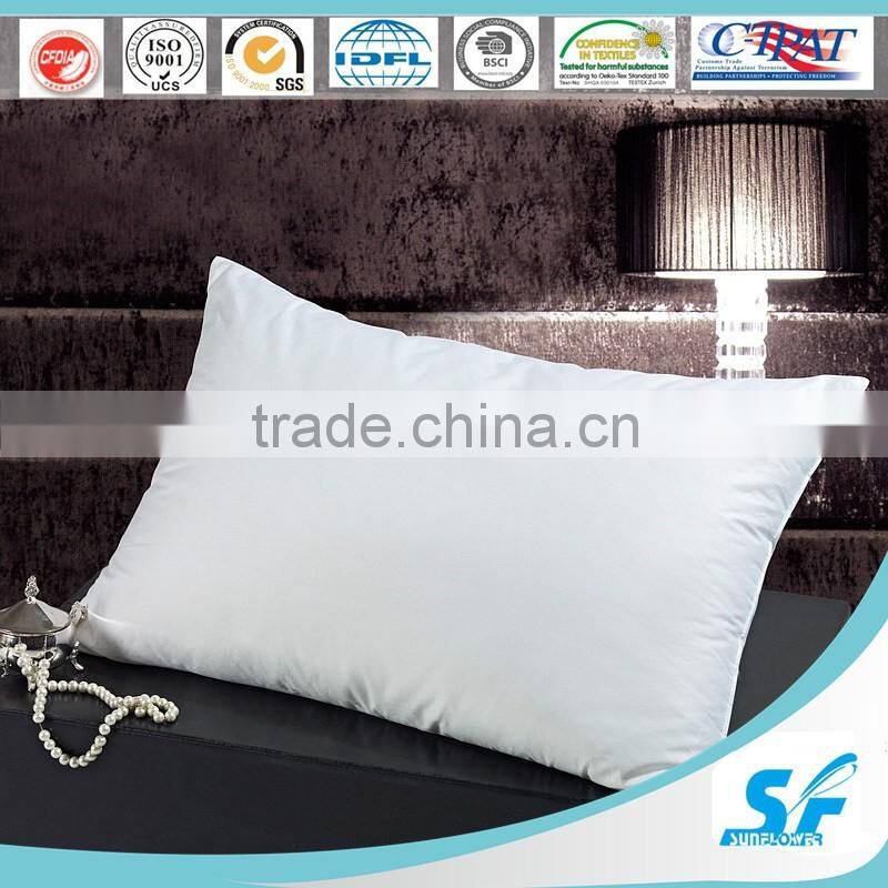 Soft White Duck Down and Duck Feather Pillow