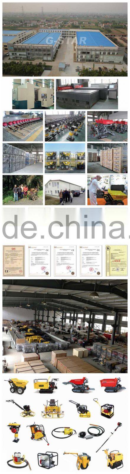 BY1000M construction tools ce certificated tracked power barrow