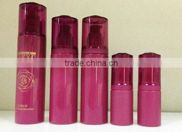 plastic spray bottle with pump and cap