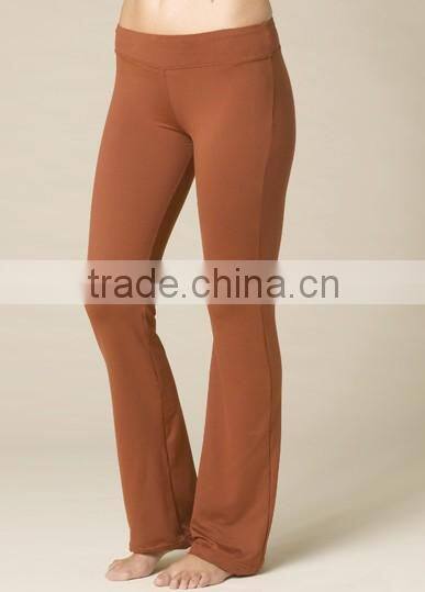 Ladies Cheap Micro Polyester Spandex Fitness Pants Yoga Wear for Women