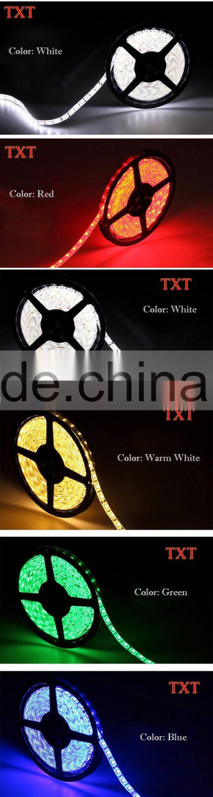 Wholesales price SMD 5050 rigid led strip IP65 Waterproof 60Led/m DC 12V with CE ROHS
