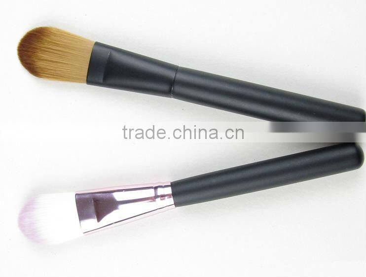 black foundation makeup brush/synthetic hair mask brush
