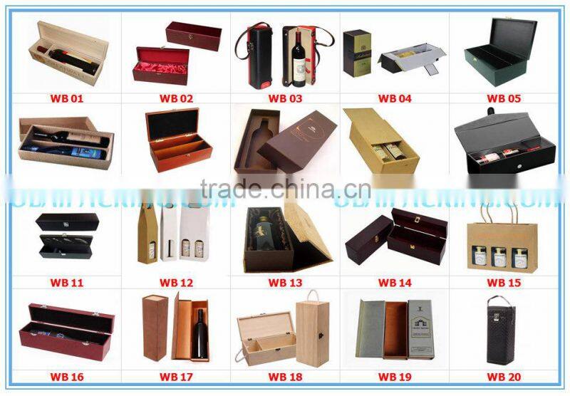 elegant cosmetic empty packing wooden gift box
