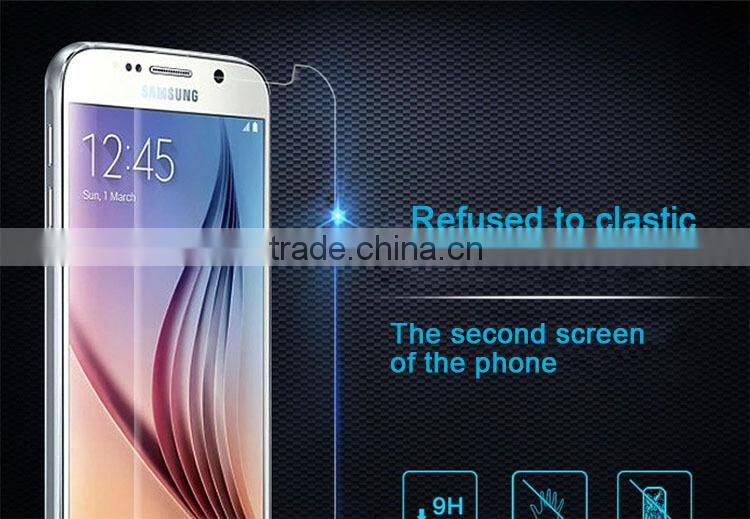 Factory wholesale hot selling 9H anti blue light tempered glass screen protector for Samsung galaxy s6 alibaba express