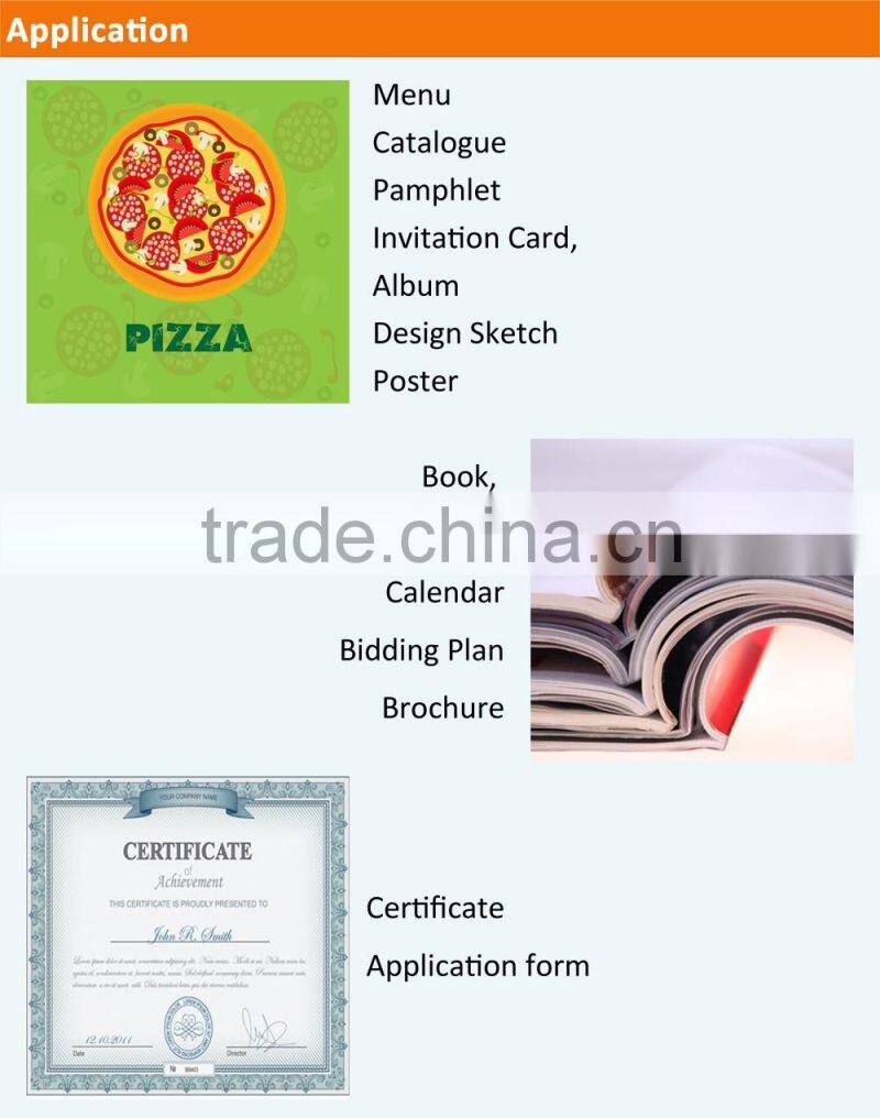 High Quality factory direct sale art paper ink fast dry print on art paper