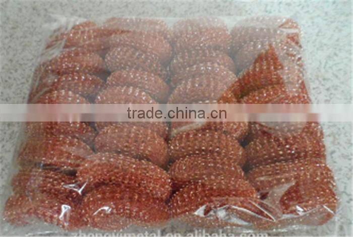 Manufacturer supplier top quality Galvanized mesh scourer/galvanized pot scourer/dish washing scourer