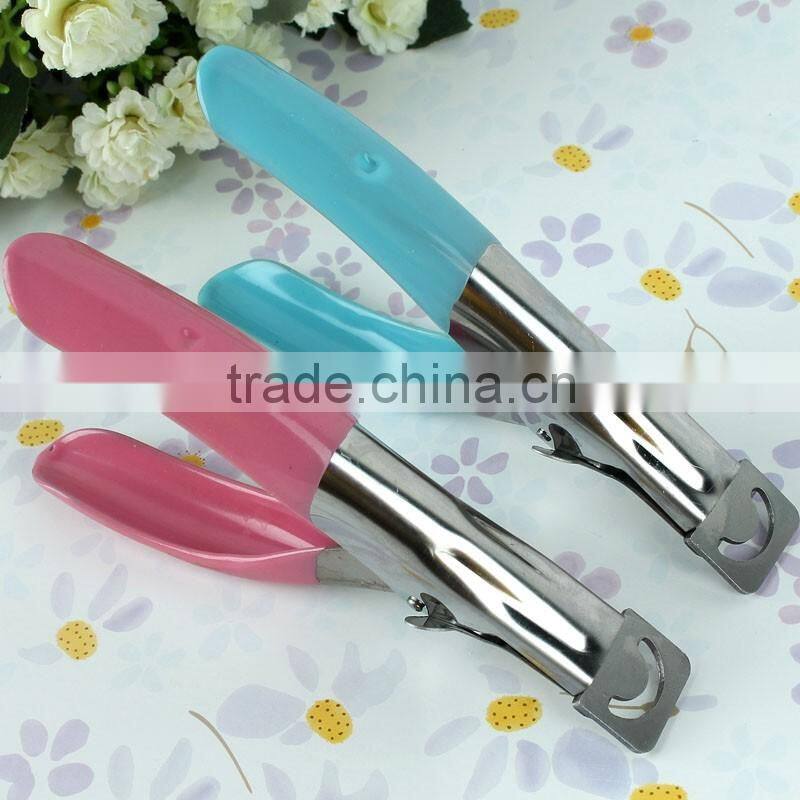 2015 pink and blue color professional edge cutter nail cutter manufacturer