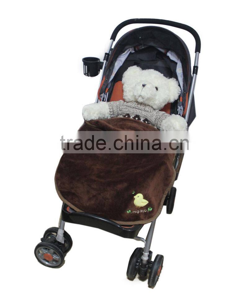 fleece blanket coral velvet carseat blanket baby stroller cover baby blanket Knee blanket
