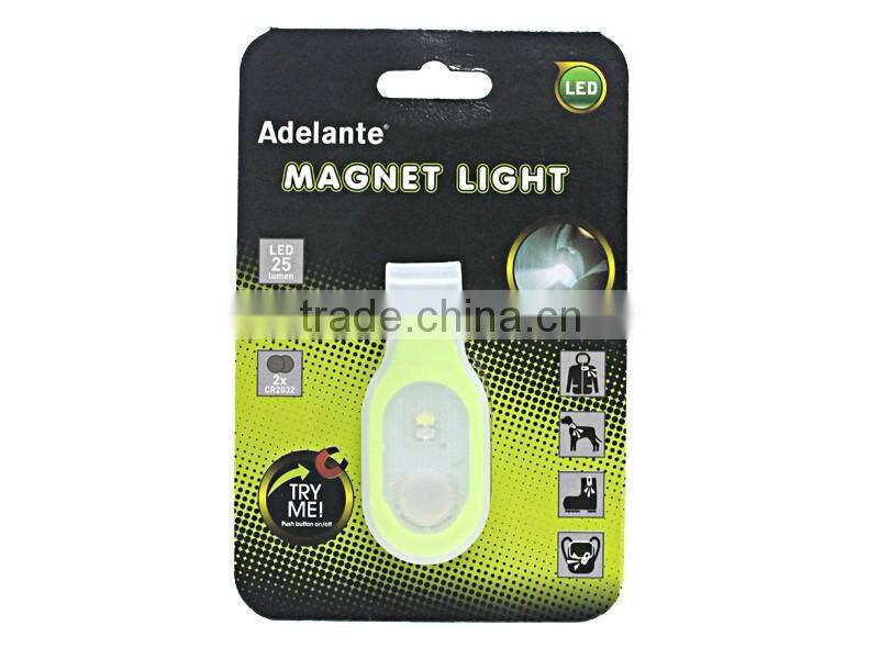 2* Button Battery Power Supply LED Collar Clip Light