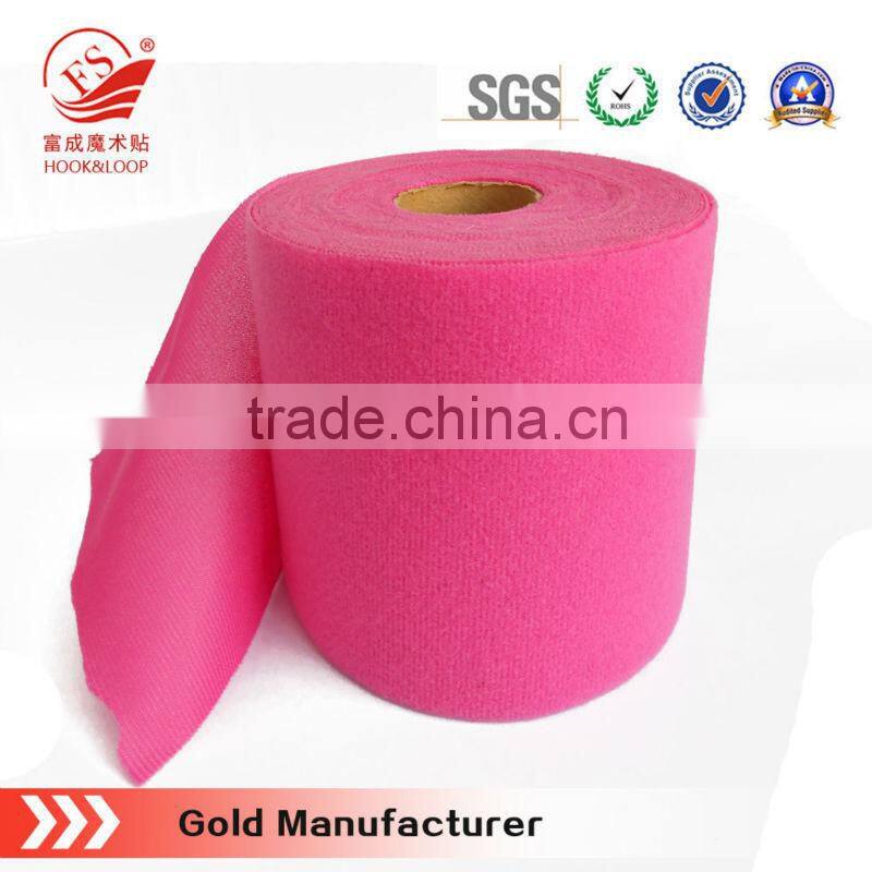Red Super soft loop smooth nylon fabric for baby