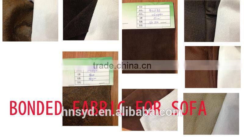 Bonded fabric for sofa cover