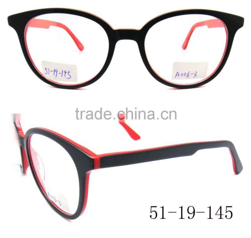 Wholesale new style fashion thinner acetate italian optical glasses