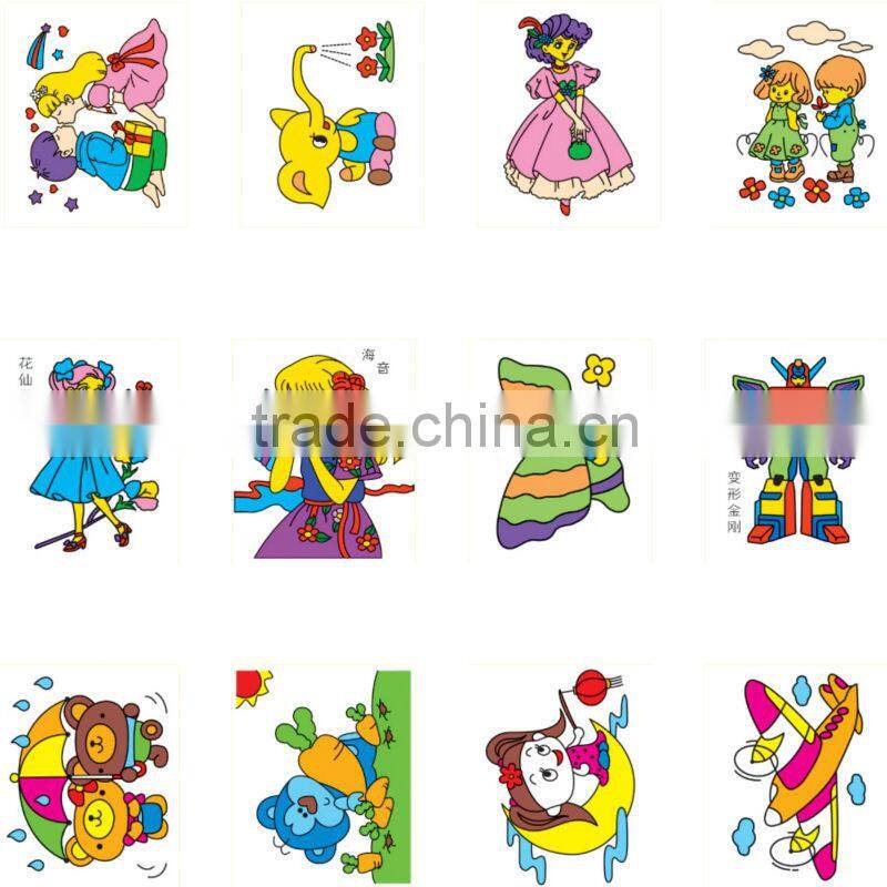 New design colorful sand art, sand art supplies, sand art kits