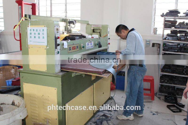 Best selling heat setting litchi skin flip leather case for iphone6 phone accessory