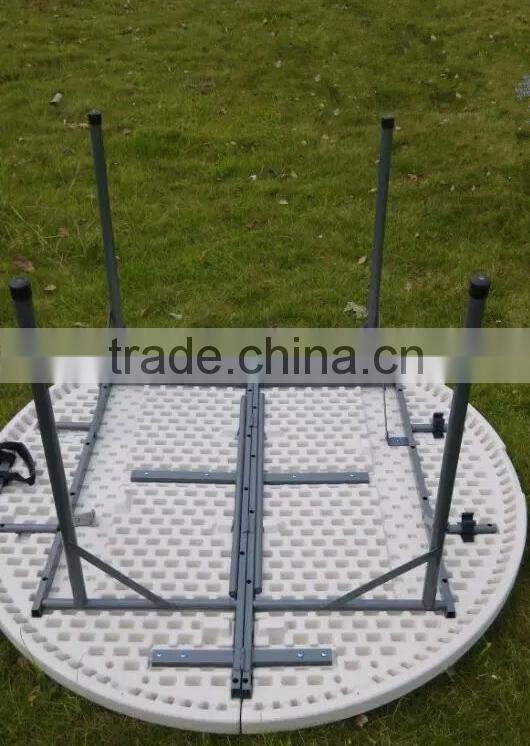 L-002 Modern outdoor furniture plastic round folding table
