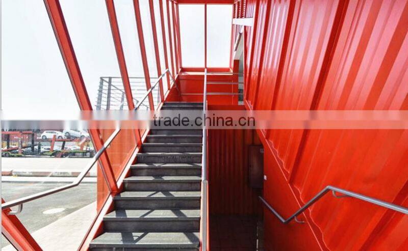 Beautiful prefab glass container house