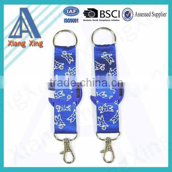2015 Single custom lanyard water bottle holder short lanyard