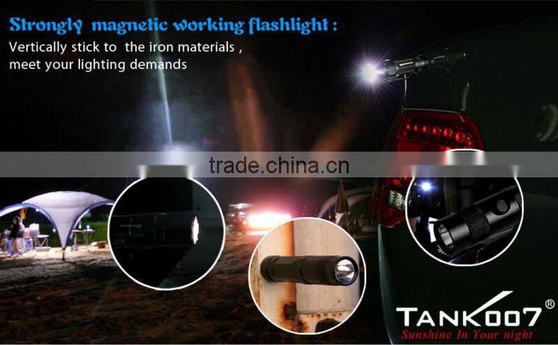 magnet led torch light with battery (M10-1)