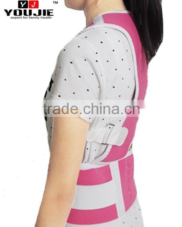 Good gift CE FDA adjustable magnetic posture correction belt for lumbar back