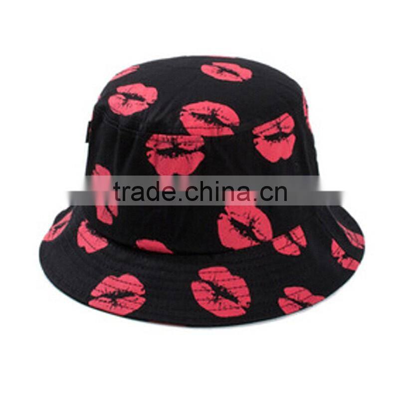 Nylon Print Bucket Hat