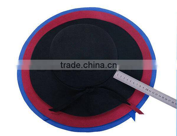 In Stock Cheap Wide Brim Wool Felt Hat Blank Wholesale