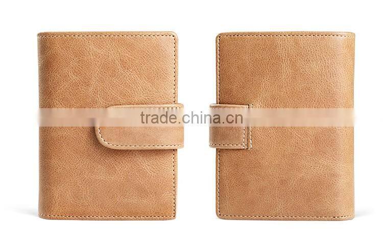 Customed business leather silicone card holder with metal buckle