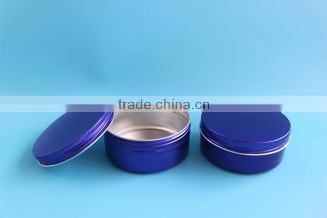 blue high quality aluminum tin 5 oz