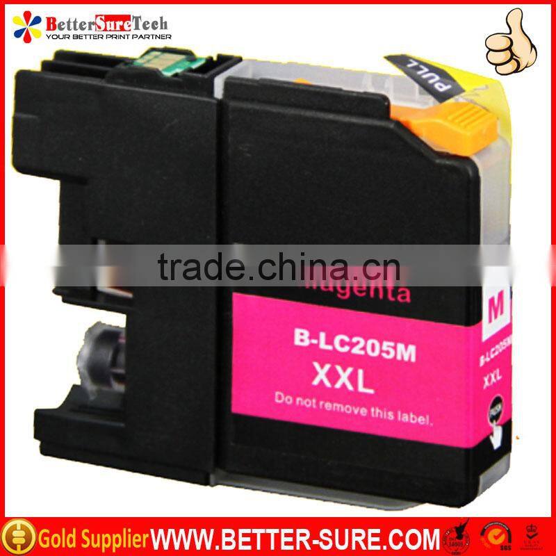 Premium LC205 C LC205 for brother ink cartridges used on Brother MFC-J4620DW/J5520DW printer