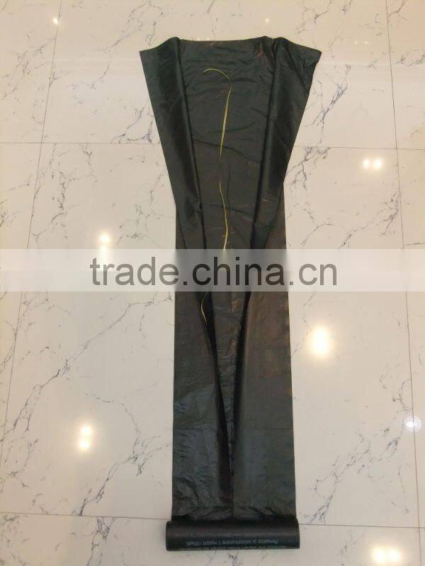 plastic large garbage bag with tie