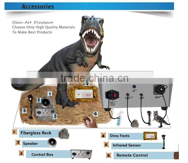 Animatronic dinosaur park dragon statues western dragon for theme park