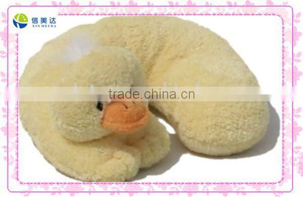 White cute sheep plush neck pillow