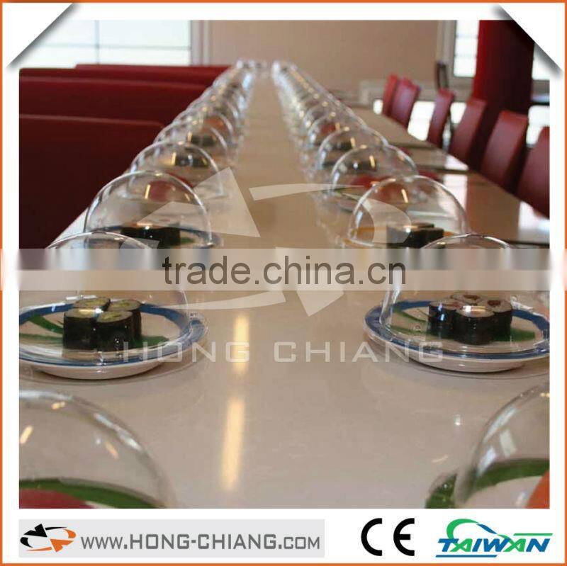 Magnetic conveyor belt system - moving magnetic sushi plate bar