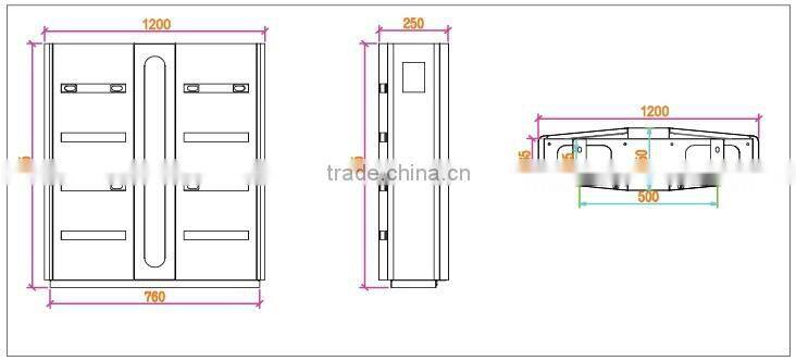 CE certified access control turnstile