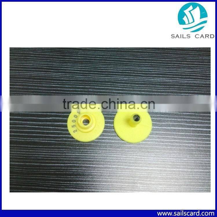 30mm round Ear tag for animal identification