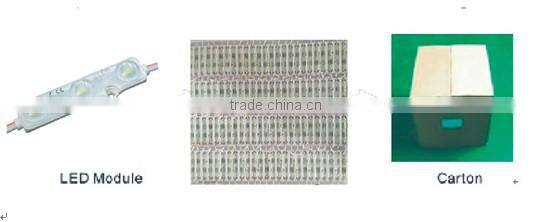 3 chips injection molding led pcb module ip68 50pcs per line