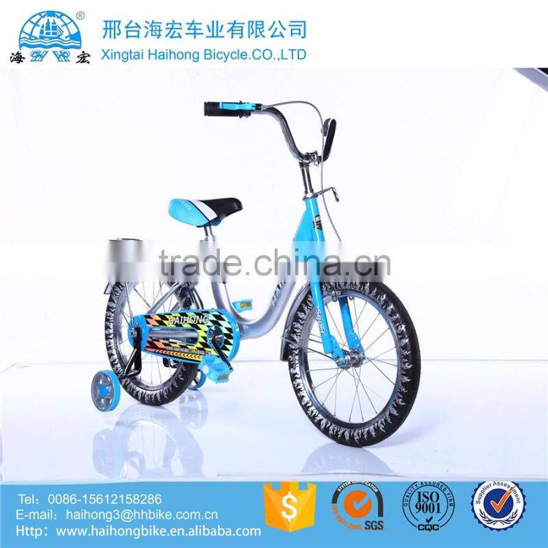 Nice purple kid bike with back