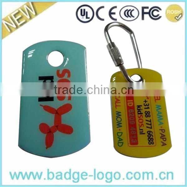 Hot Engraved Zinc Alloy Die Cast Metal Keychain